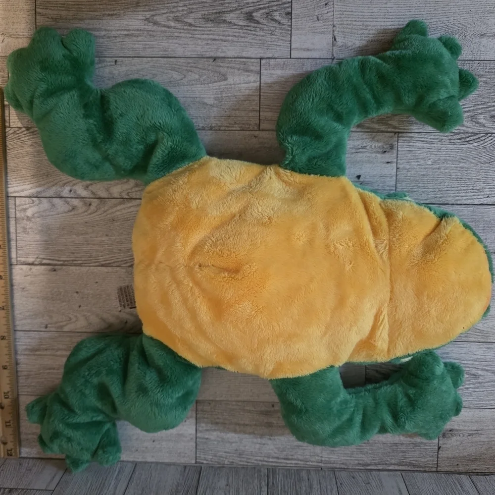 Ty Bayou Green Plush Frog Toy